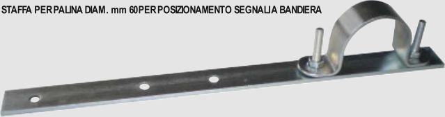 staffa speciale a bandiera per palo