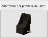 Adattatore per pannelli Ø40 mm