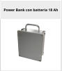 Power Bank con batteria 18 Ah