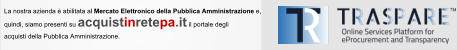 La nostra azienda è abilitata al Mercato Elettronico della Pubblica Amministrazione e, quindi, siamo presenti su acquistinretepa.it il portale degli  acquisti della Pubblica Amministrazione.