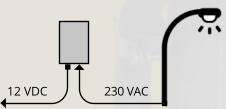 230 VAC 12 VDC