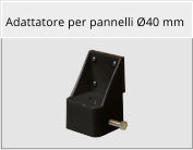 Adattatore per pannelli Ø40 mm